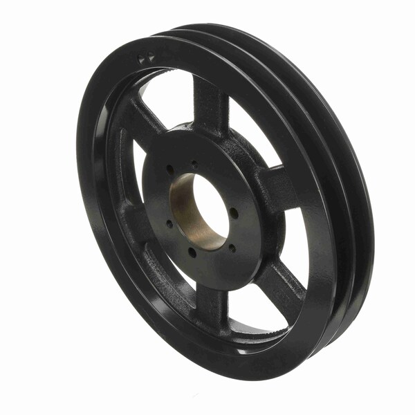 2 Groove Cast Iron Bushed Bore Multiple Sheave, 2C130SF